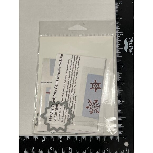 HTF IO Stamps Die Set Snowflake Cutout Set DIE241-ZZ - Picture 2 of 2